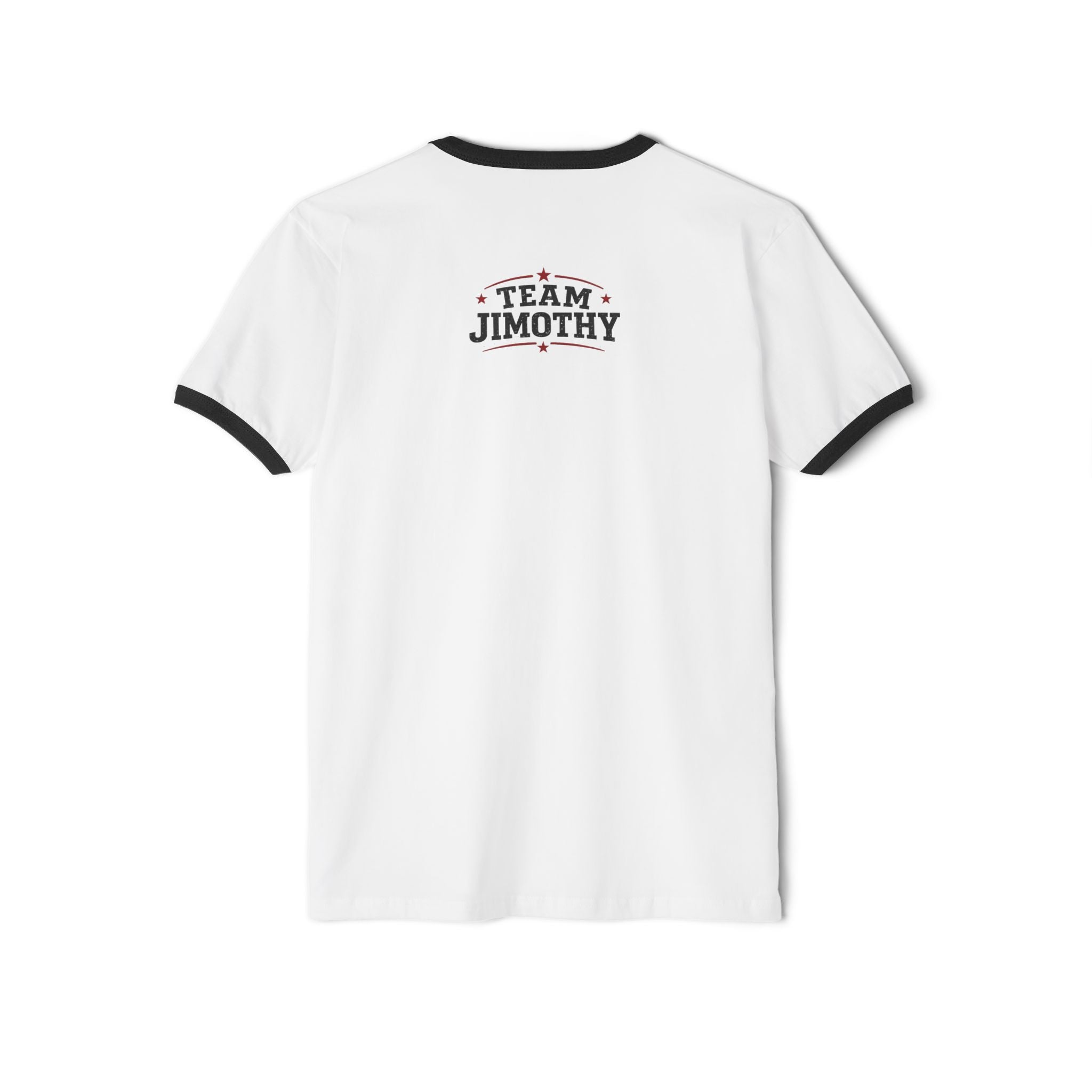 Team  Jimothy Hockey Ringer T-Shirt — Team Jimothy Youth Hockey Fan Tee