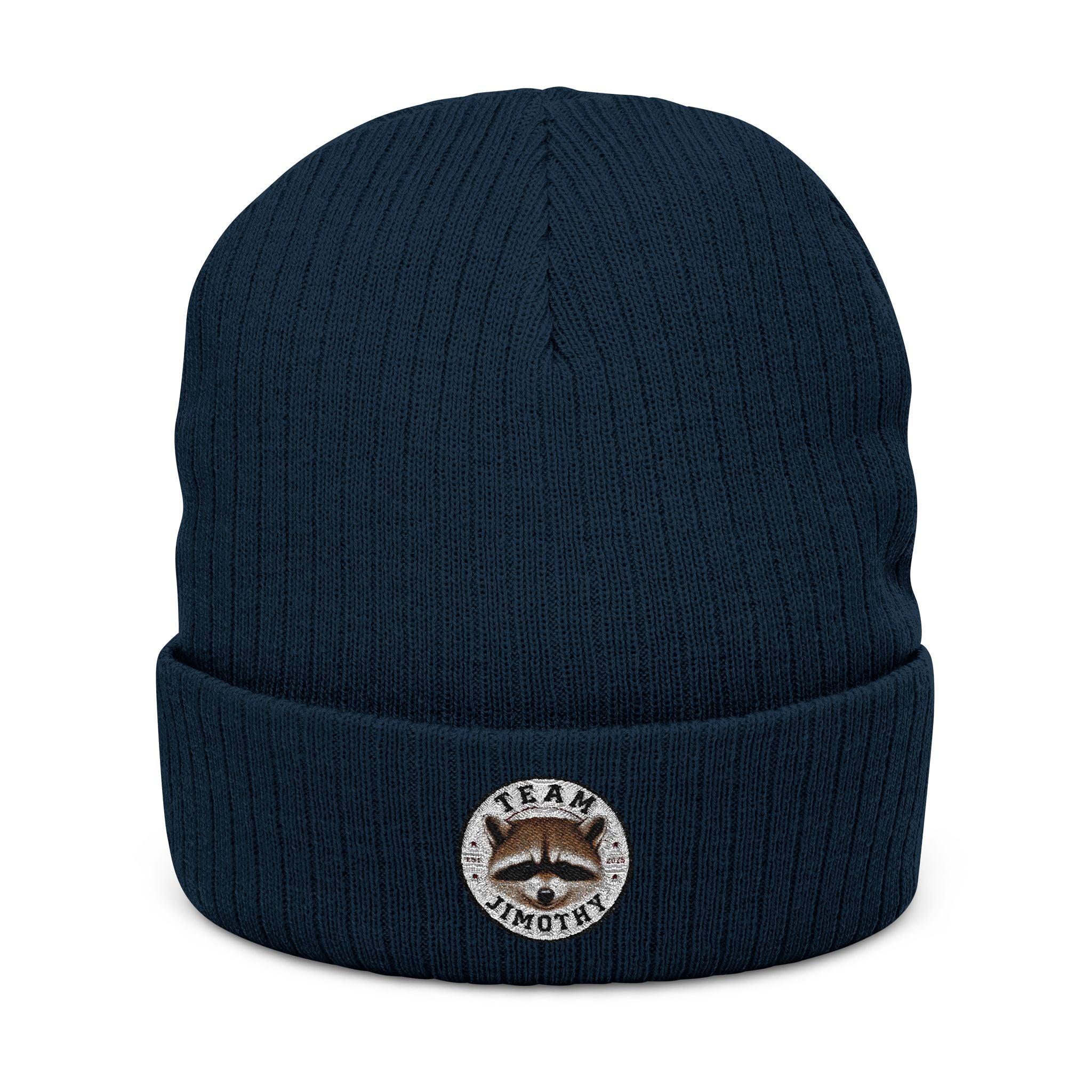 Embroidered Team Jimothy Ribbed Beanie