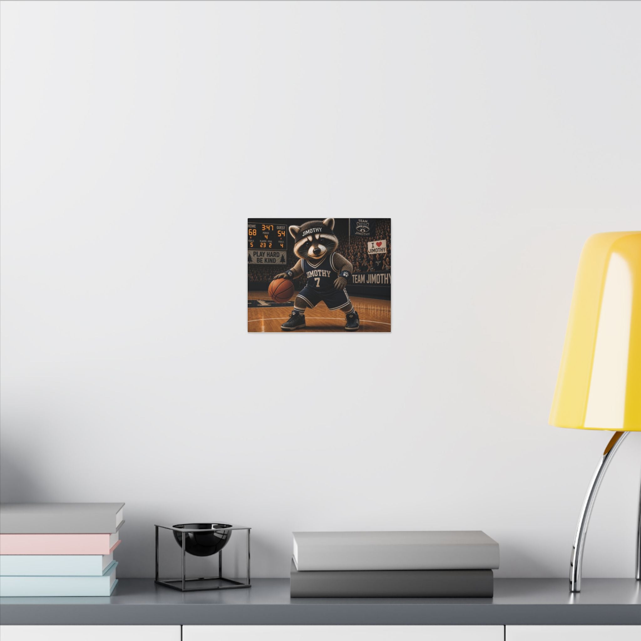 Team Jimothy Basketball Canvas — Personalized 'Jimothy' Team Sports Wall Art