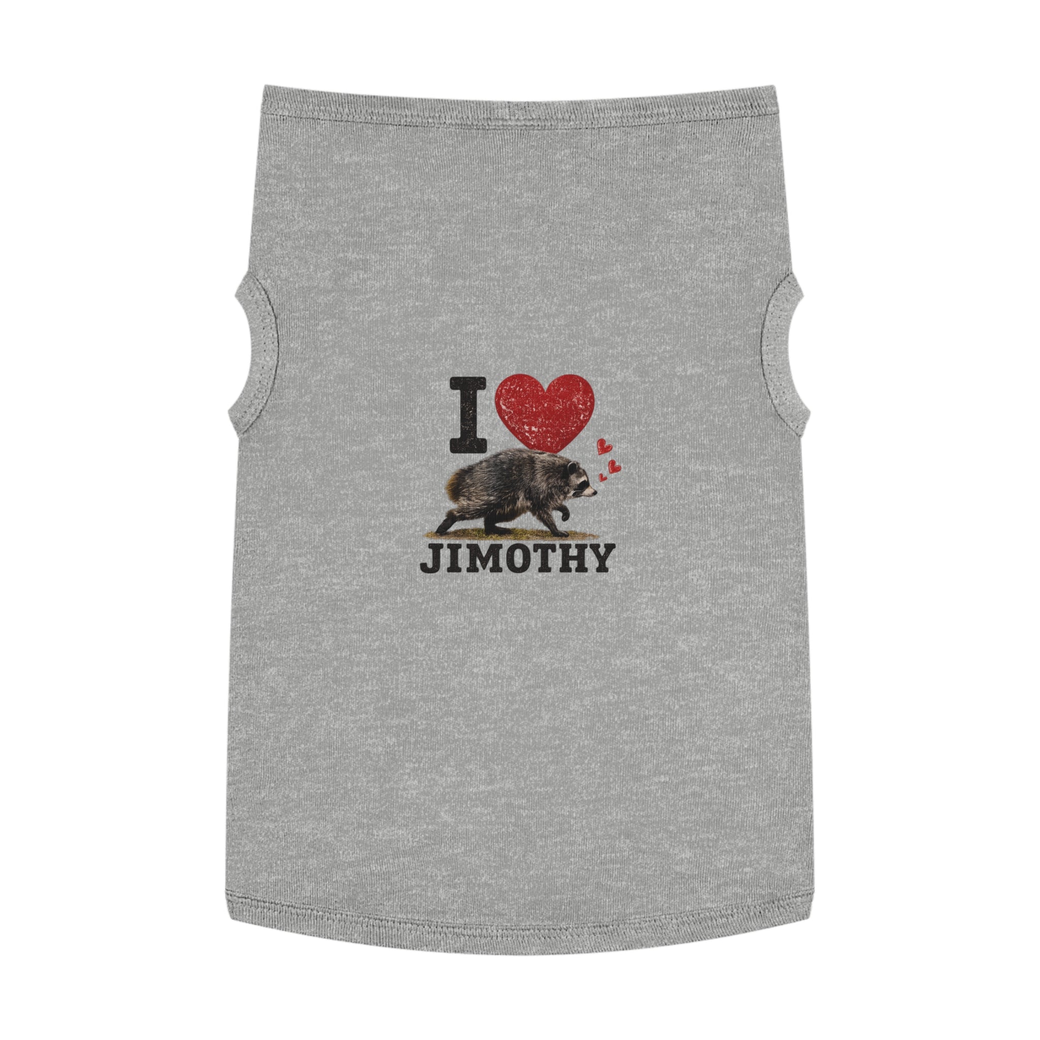 Dog Love Tank Top — I Love Jimothy Pet Shirt